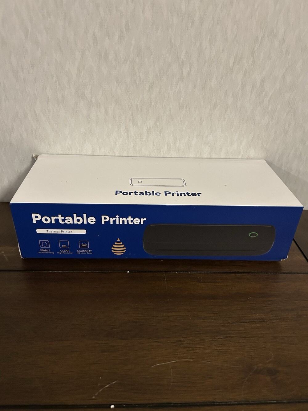 Aixiqee A80 Portable Thermal Printer Wireless Bluetooth Mini Inkless Black